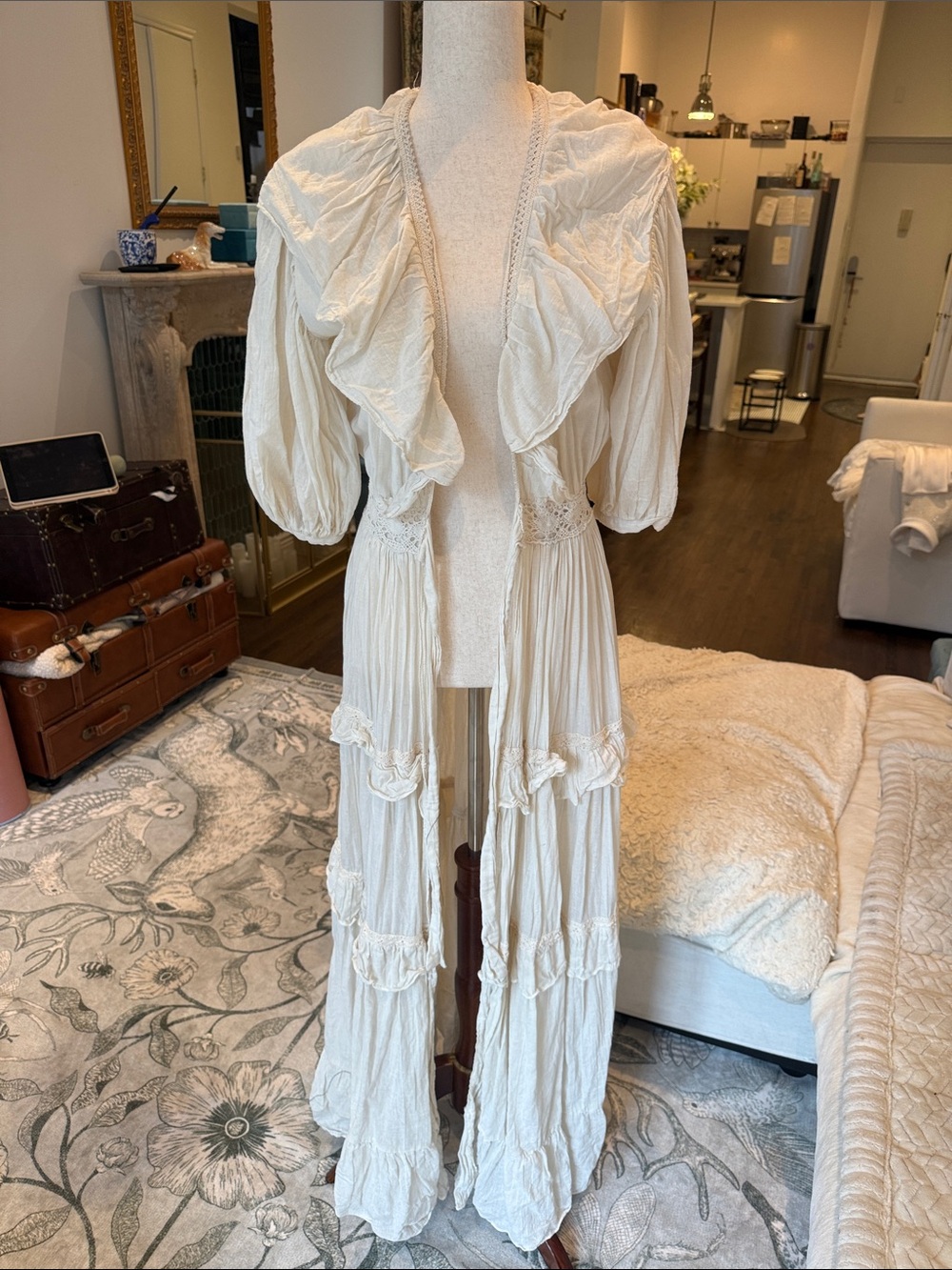 Jen’s pirate booty 100% cotton robe duster / XS-S